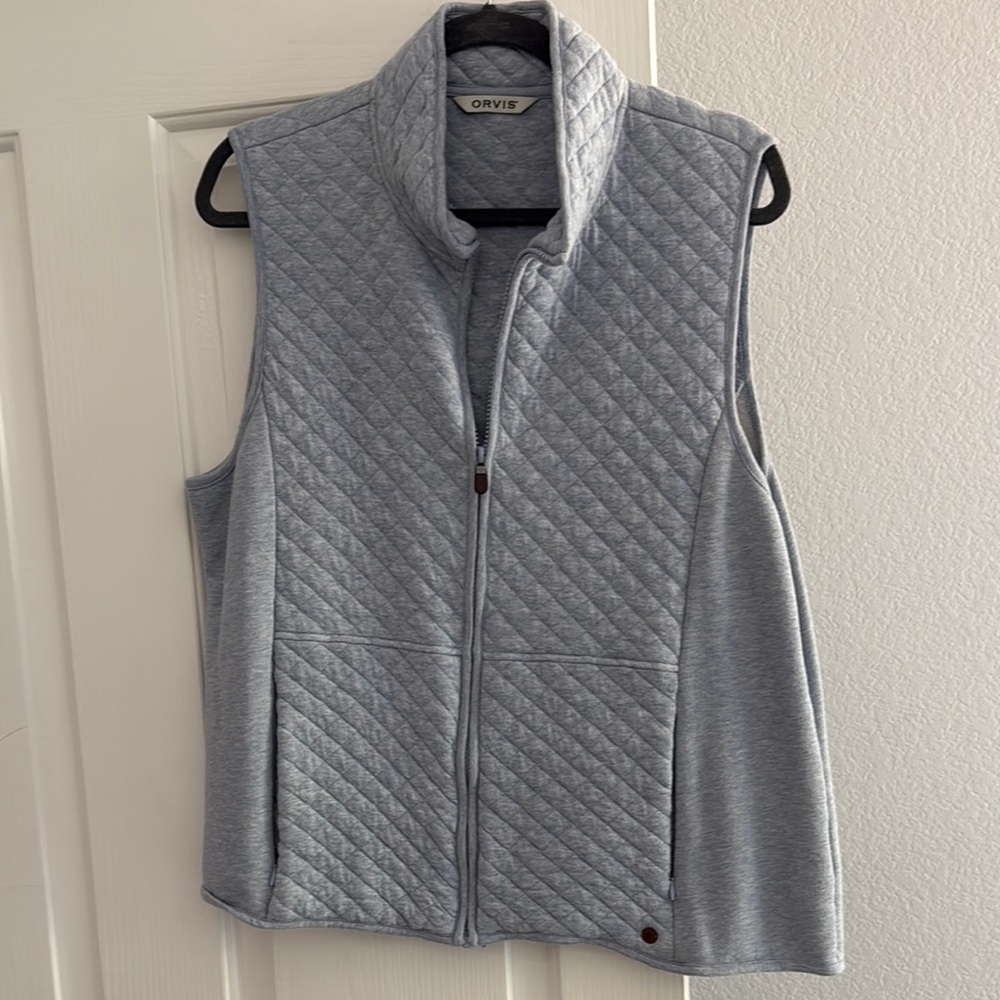 Orvis Women's Quilted Gray Vest